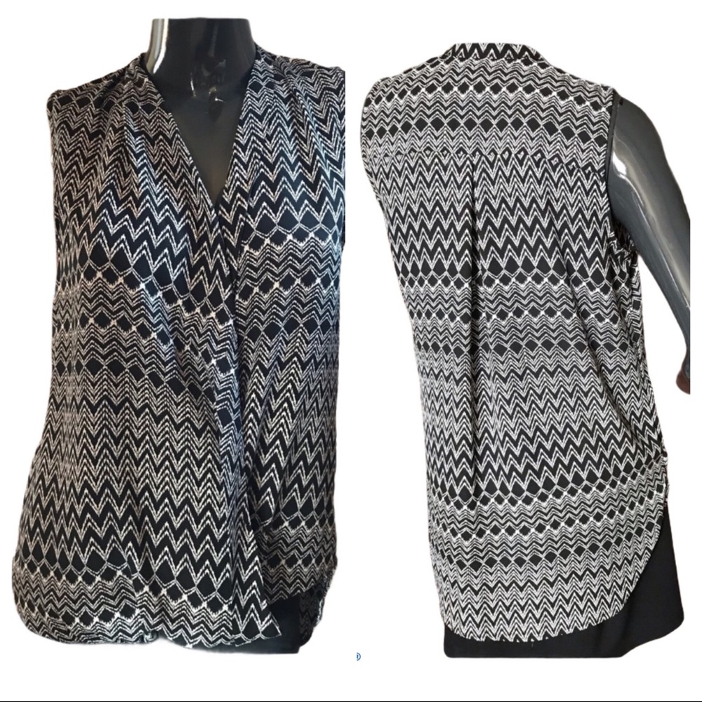Dynamite black & white aztec high low top